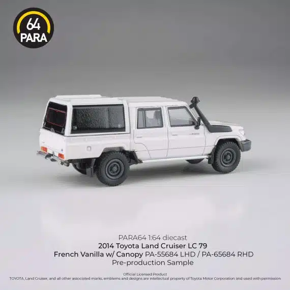 Toyota Land Cruiser 79 French Vanilla w/canopy PA-65684