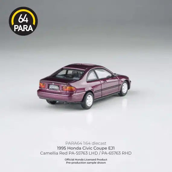 1995 Honda Civic Coupe EJ1 Camellia Red PA-65763