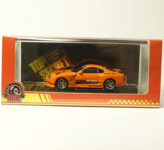 BM Creations 1:64 BMC Toyota Supra (JZA80) X Top Secret -Orange (Indonesia) 64B0433