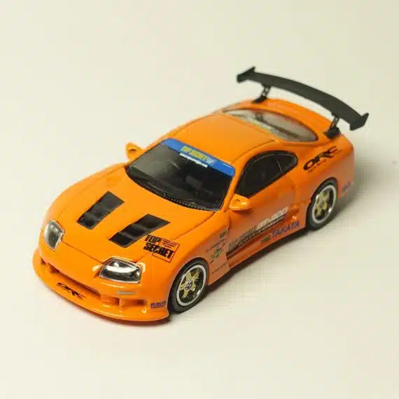 BM Creations 1:64 BMC Toyota Supra (JZA80) X Top Secret -Orange (Indonesia) 64B0433