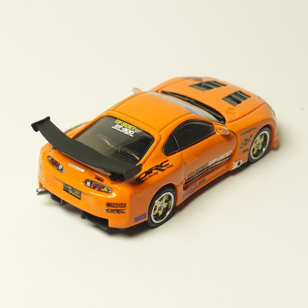 BM Creations 1:64 BMC Toyota Supra (JZA80) X Top Secret -Orange (Indonesia) 64B0433