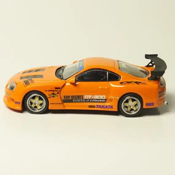 BM Creations 1:64 BMC Toyota Supra (JZA80) X Top Secret -Orange (Indonesia) 64B0433