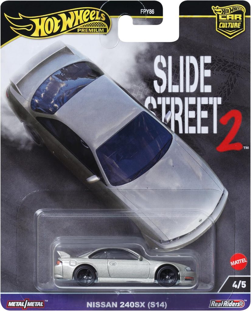 Hot Wheels Premium Car Culture Slide Street Nissan 240SX (S14) HKC83