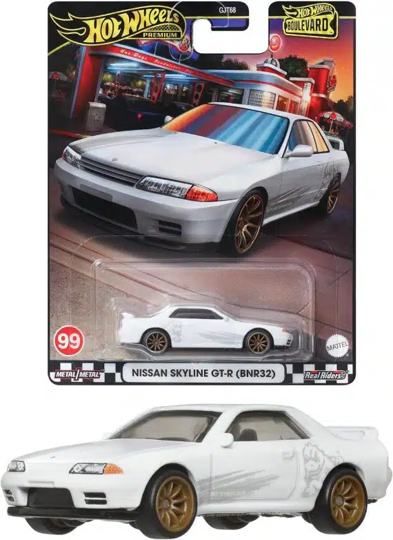 Hot Wheels Premium Boulevard Nissan Skyline GT-R (BNR32) HRT74