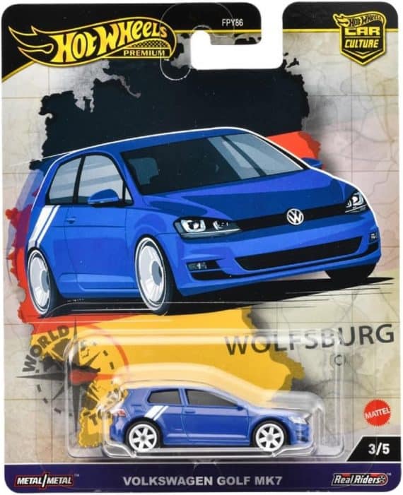 Hot Wheels Premium Car Culture World Tour Volkswagen Golf Mk7 HRV79