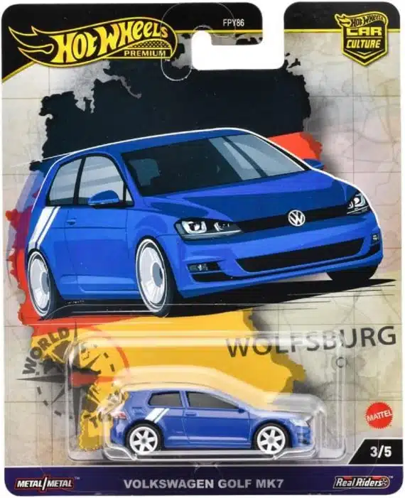 Hot Wheels Premium Car Culture World Tour Volkswagen Golf Mk7 HRV79