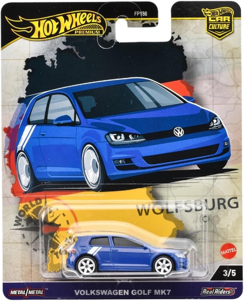 Hot Wheels Premium Car Culture World Tour Volkswagen Golf Mk7 HRV79