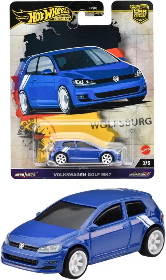Hot Wheels Premium Car Culture World Tour Volkswagen Golf Mk7 HRV79