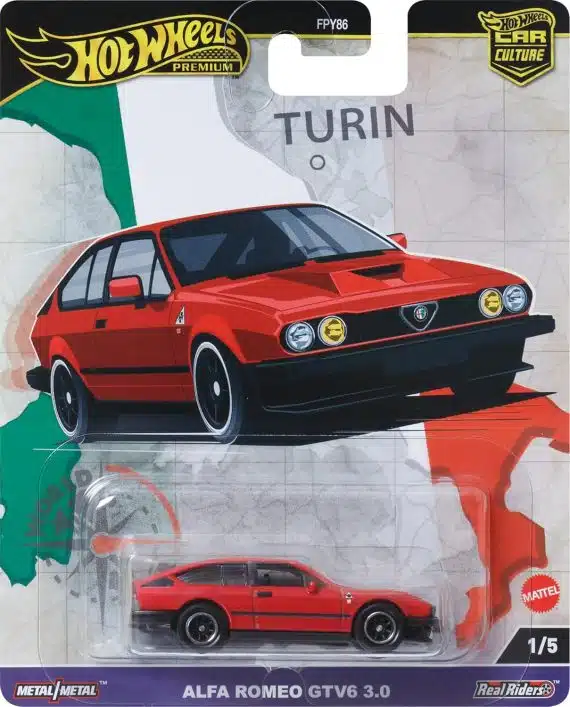 Hot Wheels Premium Car Culture World Tour Alfa Romeo GTV6 3.0