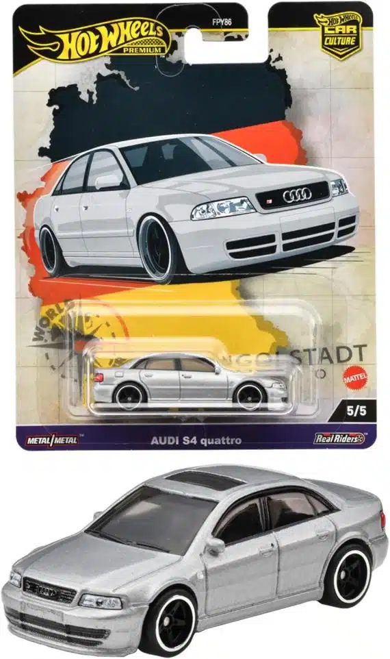 Hot Wheels Premium Car Culture World Tour Audi S4 Quattro