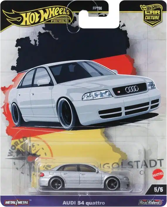 Hot Wheels Premium Car Culture World Tour Audi S4 Quattro