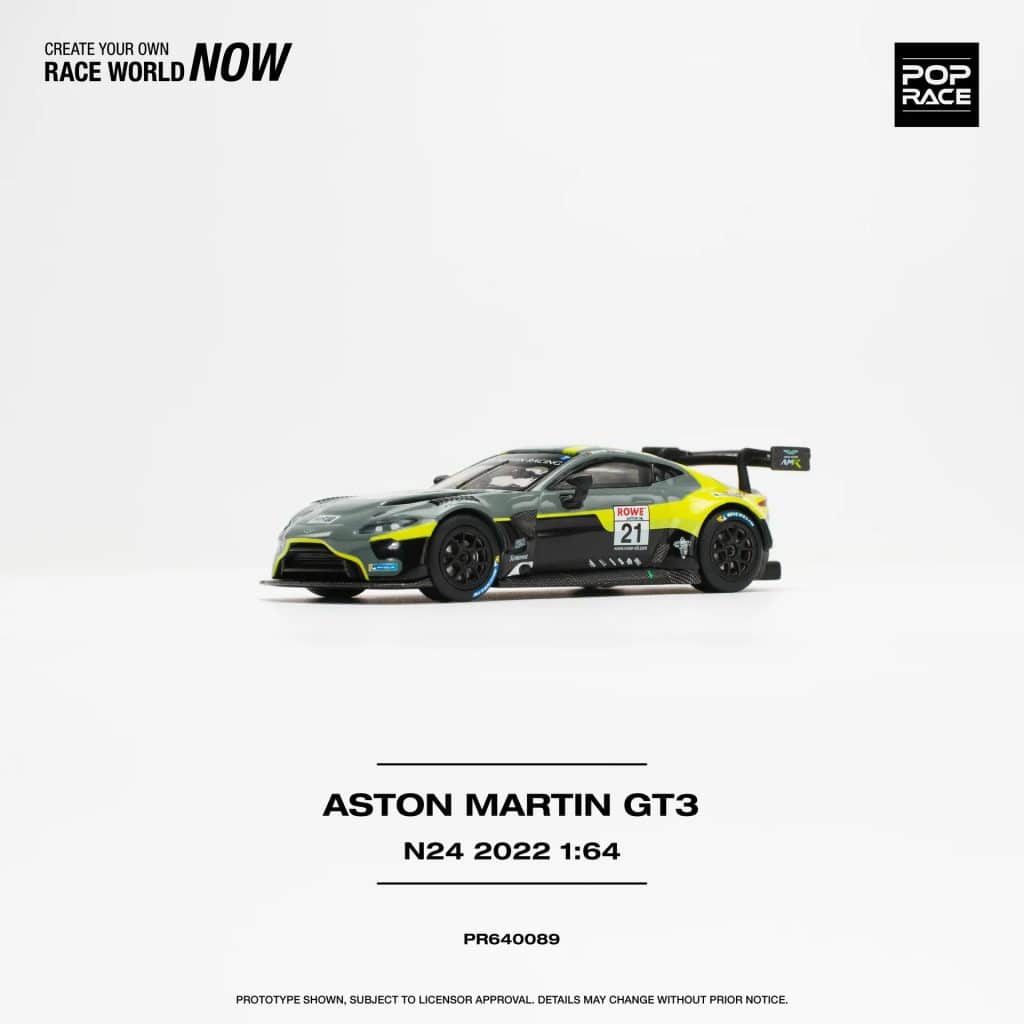 POP RACE 1:64 Aston Martin GT3 PR640089