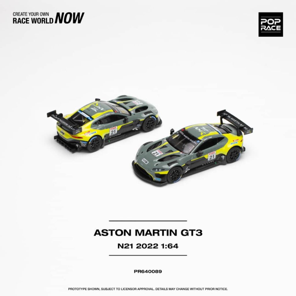 POP RACE 1:64 Aston Martin GT3 PR640089