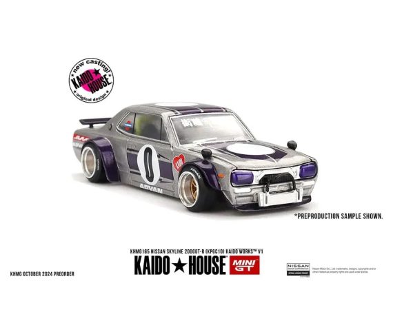 MINI GT No.165 Kaido House Nissan Skyline GT-R (KPGC10) Kaido Works V1 KHMG165