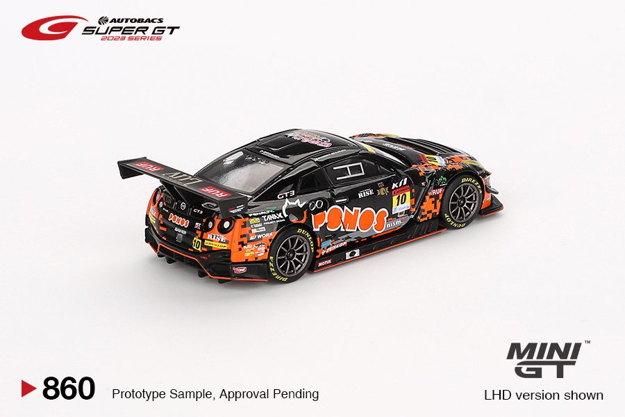 Nissan GT-R NISMO GT3 #10 "PONOS GAINER GT-R" GAINER 2023 SUPER GT SERIES