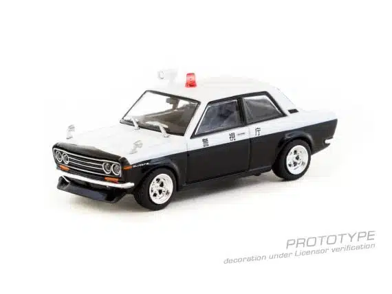 Tarmac Works 1:64 ROAD64 Datsun 510 Police Car T64R-052-PC