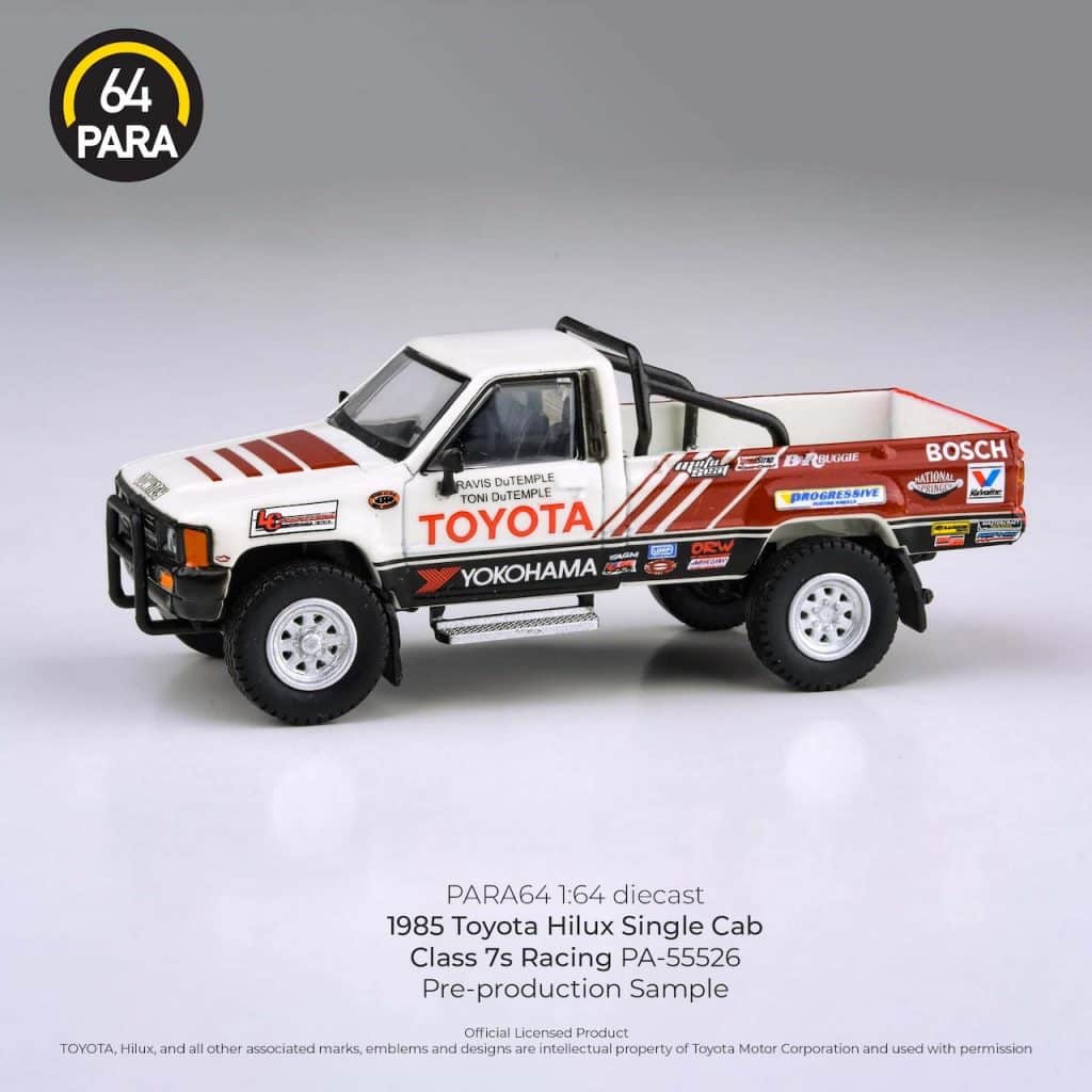 PARA64 1:64 1985 Toyota Hilux Class 7s Racing PA-55526