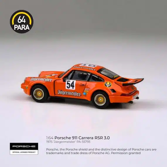 PARA64 1:64 1974 Porsche 911 Carerra RSR 3.0 Jaegermeister PA-55793