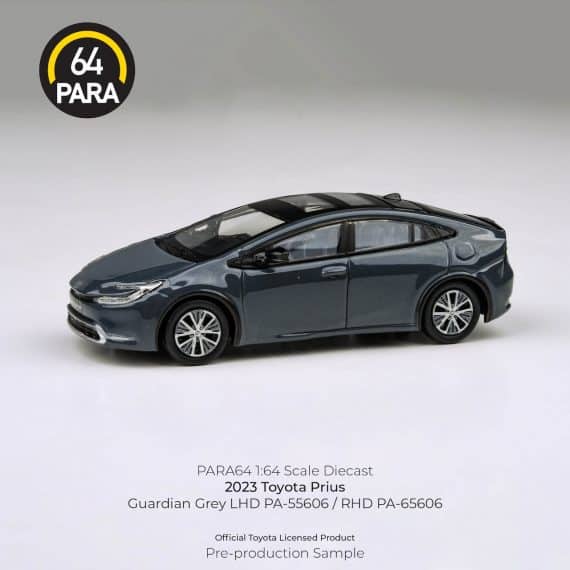 PARA64 1:64 2023 Toyota Prius Guardian Grey PA-65606