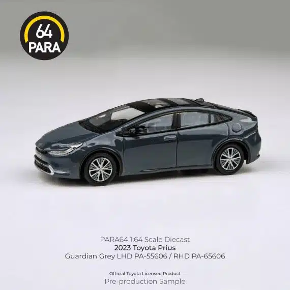 PARA64 1:64 2023 Toyota Prius Guardian Grey PA-65606