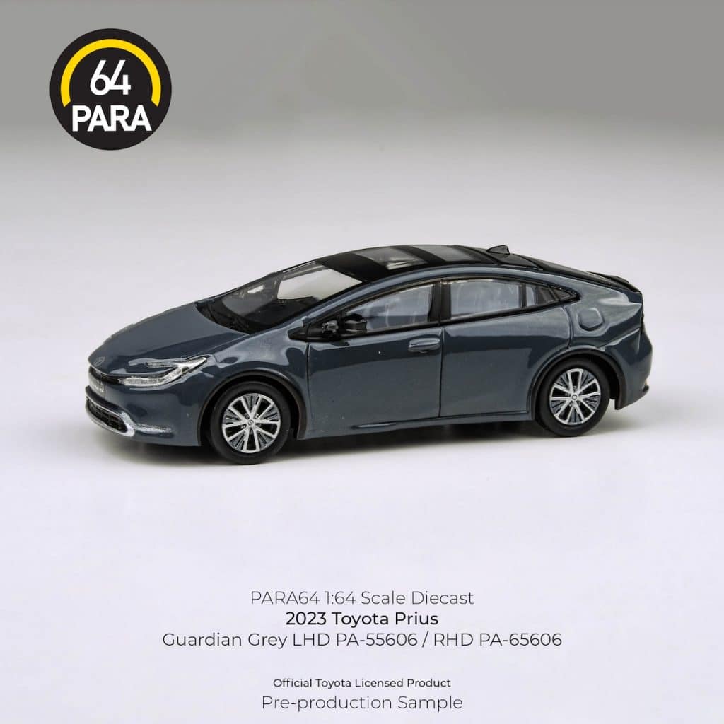 PARA64 1:64 2023 Toyota Prius Guardian Grey PA-65606
