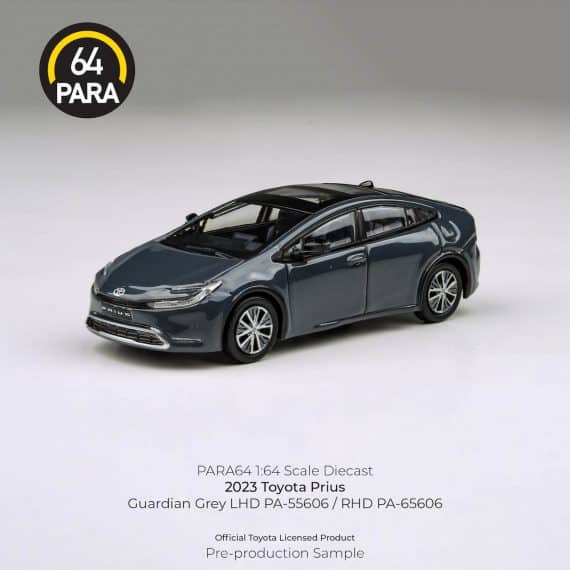 PARA64 1:64 2023 Toyota Prius Guardian Grey PA-65606