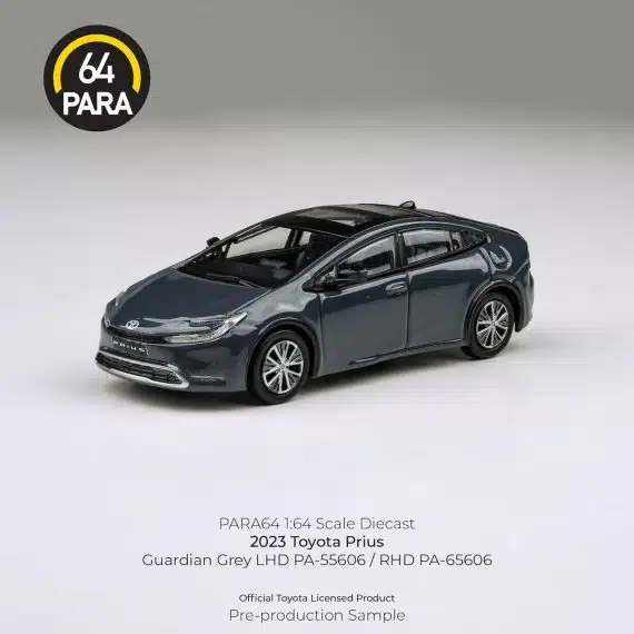 PARA64 1:64 2023 Toyota Prius Guardian Grey PA-65606