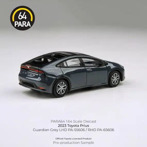 PARA64 1:64 2023 Toyota Prius Guardian Grey PA-65606