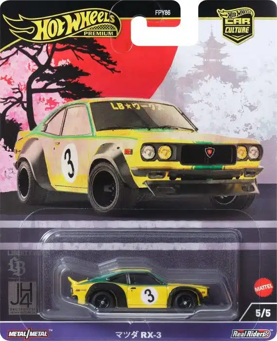 Hot Wheels Premium Car Culture Japan Historics 4 Mazda RX-3 HRV84