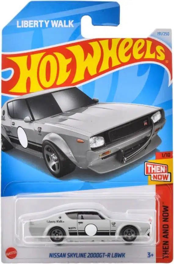 Hot Wheels Basic Car No.191 Nissan Skyline 2000GT-R LBWK HXR13