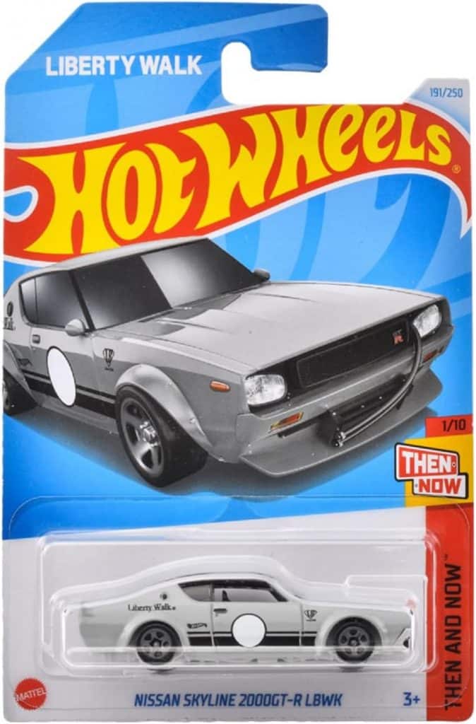 Hot Wheels Basic Car No.191 Nissan Skyline 2000GT-R LBWK HXR13