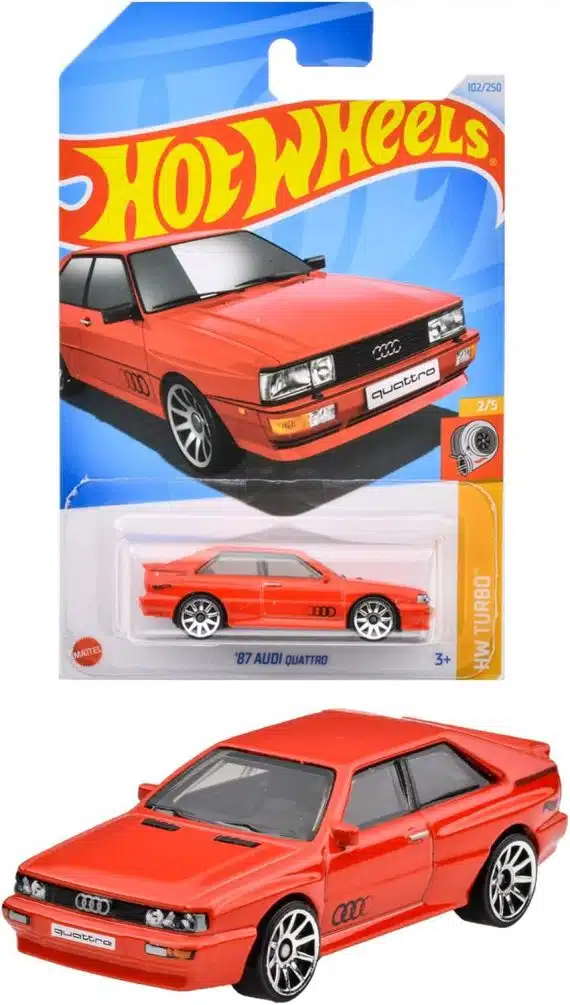 Hot Wheels Basic Car No.102 '87 Audi Quattro HXP98