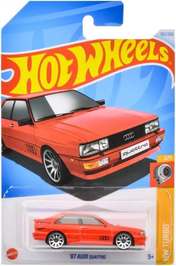 Hot Wheels Basic Car No.102 '87 Audi Quattro HXP98