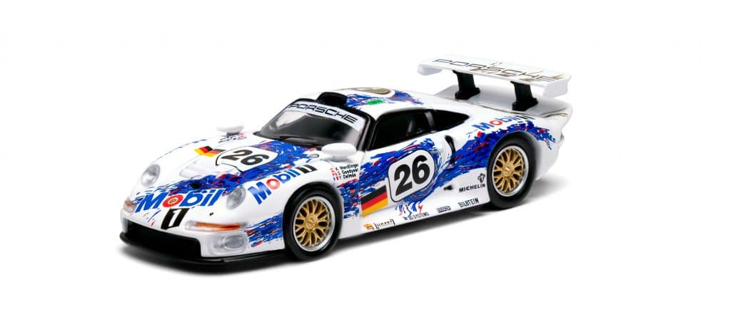 Sparky x Tiny 1/64 Porsche 911 GT1 2-car set 24h Le Mans 1996