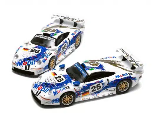 Sparky x Tiny 1/64 Porsche 911 GT1 2-car set 24h Le Mans 1996