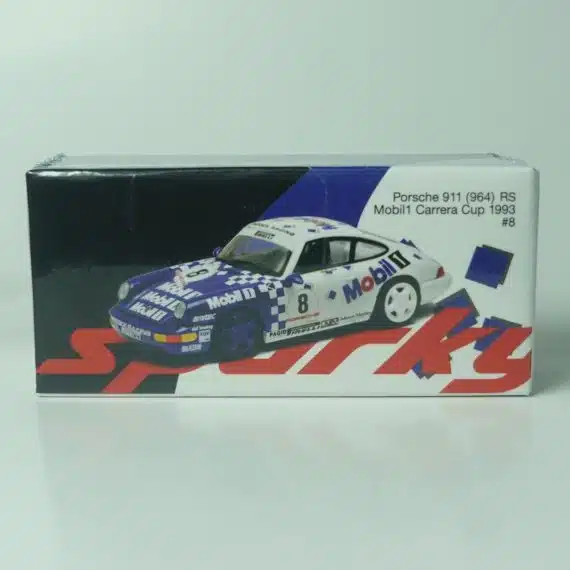 Sparky x Tiny 1/64 Porsche 911 964 Rs Mobil1 Carrera Cup 1993 #8 (Tiny Exclusive) YO64011
