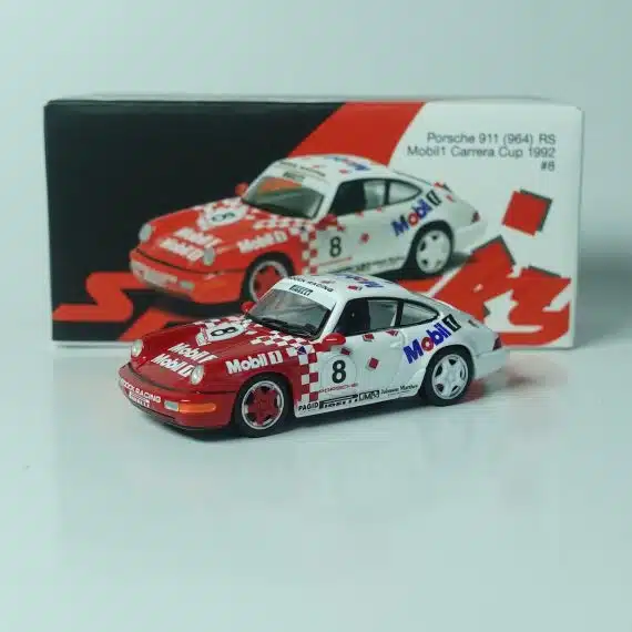 Sparky x Tiny 1/64 Porsche 911 964 Rs Mobil1 Carrera Cup 1992 #8 (Tiny Exclusive) YO64012