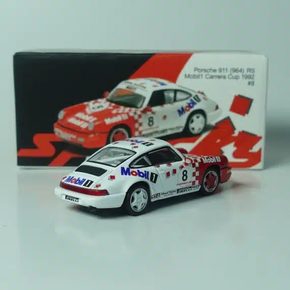 Sparky x Tiny 1/64 Porsche 911 964 Rs Mobil1 Carrera Cup 1992 #8 (Tiny Exclusive) YO64012