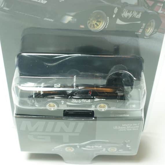 MINI GT No.785 MAZDA RX-7 LB-Super Silhouette Liberty Walk Black/ Blister Packaging MGT00785-BL