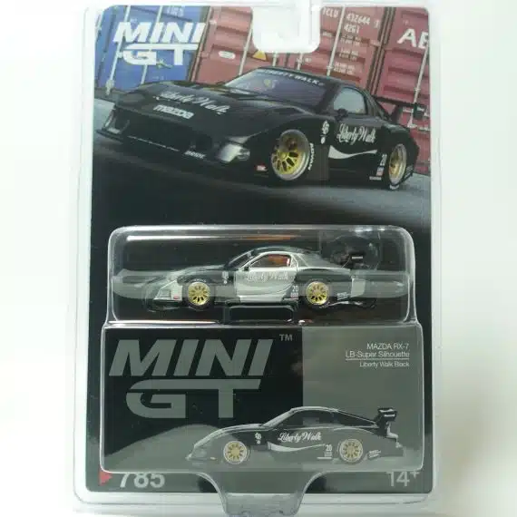 MINI GT No.785 Chase Cars MAZDA RX-7 LB-Super Silhouette Liberty Walk
