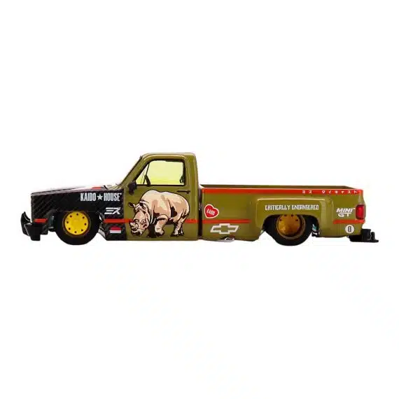 MINI GT No.153 Chevrolet Silverado “Sumatran Rhino” KAIDO x MIZU Diecast KHMG153