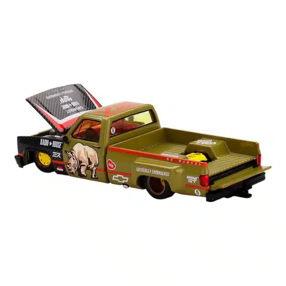 MINI GT No.153 Chevrolet Silverado “Sumatran Rhino” KAIDO x MIZU Diecast KHMG153