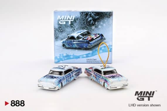 MINI GT No.888 Lincoln Capri Christmas Hot Rod by Tim Sadchikov 2024 Christmas Edition Limited
