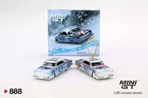 MINI GT No.888 Lincoln Capri Christmas Hot Rod by Tim Sadchikov 2024 Christmas Edition Limited