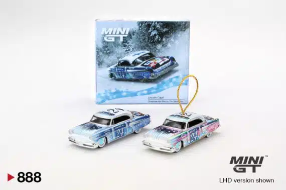 MINI GT No.888 Lincoln Capri Christmas Hot Rod by Tim Sadchikov 2024 Christmas Edition Limited