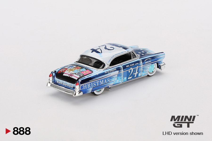 MINI GT No.888 Lincoln Capri Christmas Hot Rod by Tim Sadchikov 2024 Christmas Edition Limited