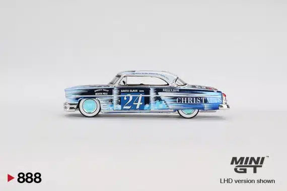 MINI GT No.888 Lincoln Capri Christmas Hot Rod by Tim Sadchikov 2024 Christmas Edition Limited