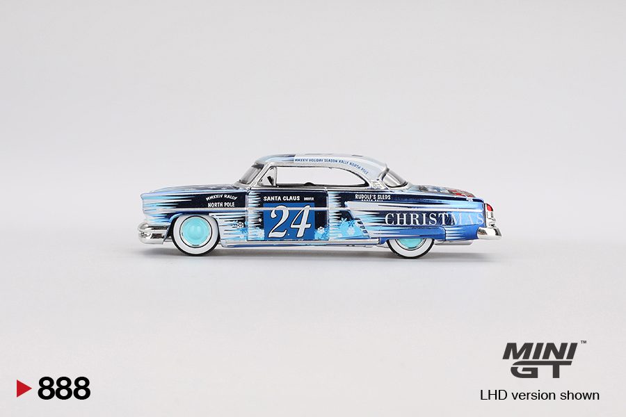 MINI GT No.888 Lincoln Capri Christmas Hot Rod by Tim Sadchikov 2024 Christmas Edition Limited