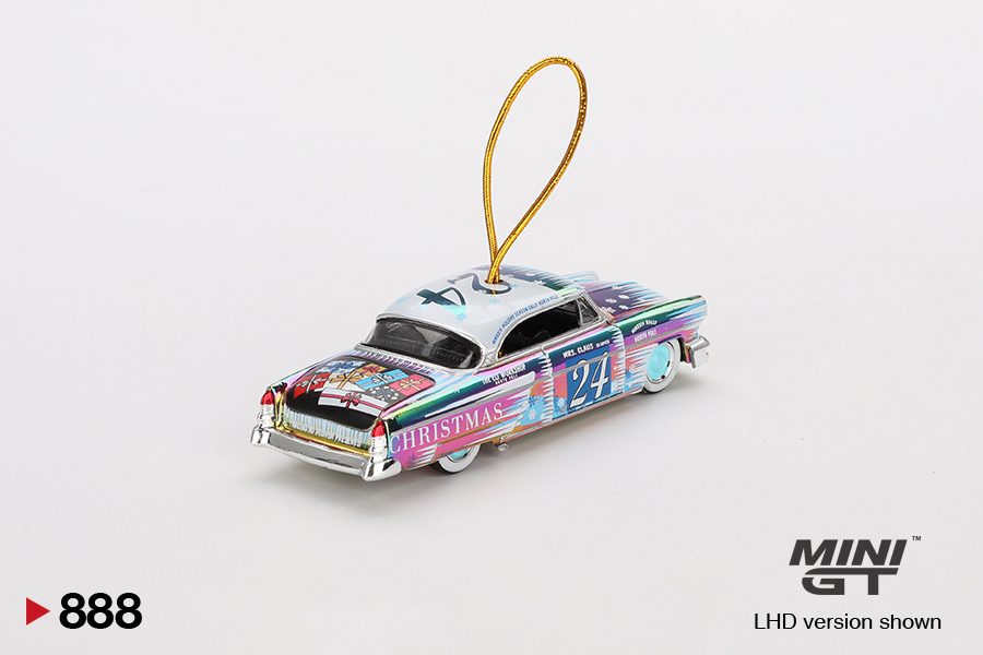 MINI GT No.888 Lincoln Capri Christmas Hot Rod by Tim Sadchikov 2024 Christmas Edition Limited