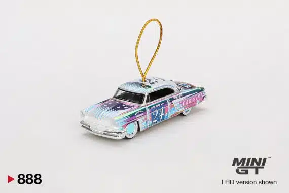 MINI GT No.888 Lincoln Capri Christmas Hot Rod by Tim Sadchikov 2024 Christmas Edition Limited